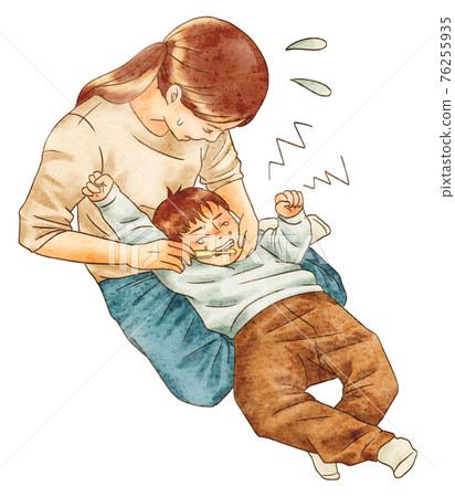 Children who dislike brushing their teeth 76255935