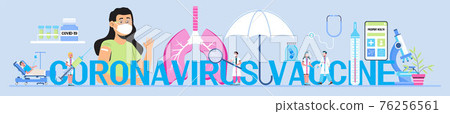 Coronavirus vaccine, immunity passport app. Health passport concept vector for web, header. Doctors wearing medical masks. Travel rules in COVID-19 pandemic. Coronavirus vaccine, immunity passport app. Health passport concept vector for web, header. Doctors wearing medical masks. Travel rules in COVID-19 pandemic. 76256561