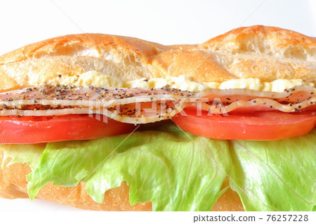 BLT三明治培根生菜番茄三明治法式麵包三明治 BLT三明治培根生菜番茄三明治法式麵包三明治 76257228