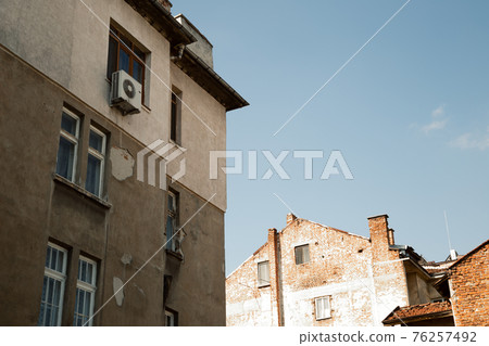 Old town street in Sofia, Bulgaria 76257492