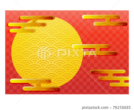 日式背景日式圖案新年 76258885