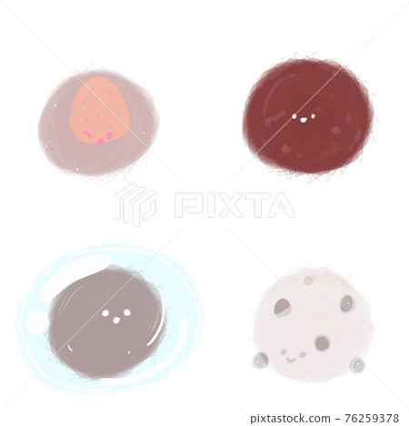 紅豆日式點心拼盤 一護大福 Mizumanju Mame Daifuku 76259378