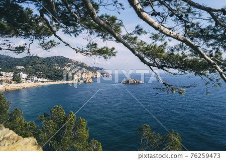 landscape of beaches and coves of the spanish costa brava landscape of beaches and coves of the spanish costa brava 76259473