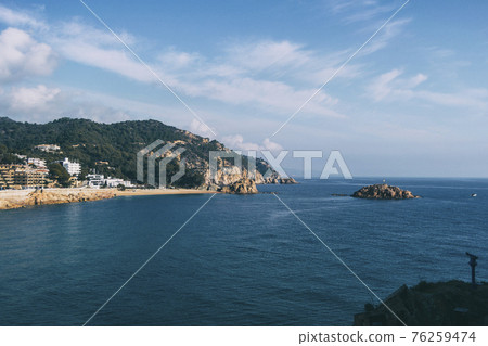 landscape of beaches and coves of the spanish costa brava landscape of beaches and coves of the spanish costa brava 76259474