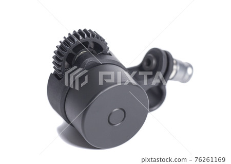 Focus motor for camera isolated on white background 76261169