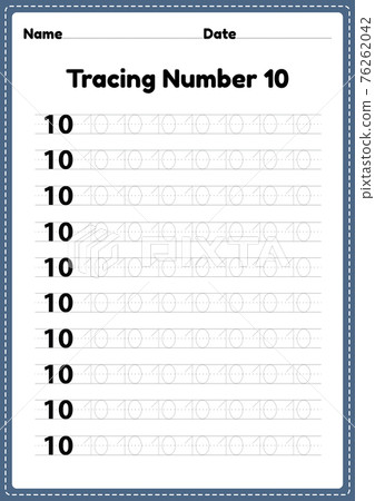 Tracing number 10 worksheet for kindergarten and preschool kids for educational handwriting practice in a printable page. Tracing number 10 worksheet for kindergarten and preschool kids for educational handwriting practice in a printable page. 76262042