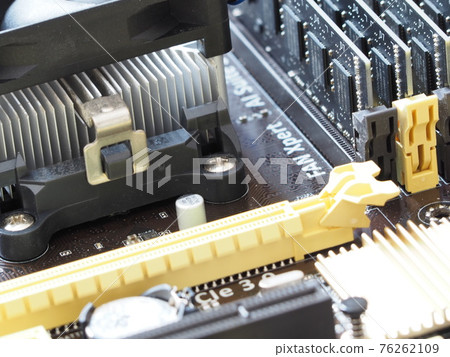 PC board Memory / CPU area PC board Memory / CPU area 76262109