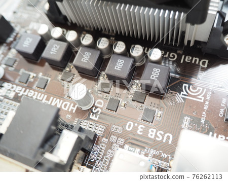 PC board near CPU PC board near CPU 76262113