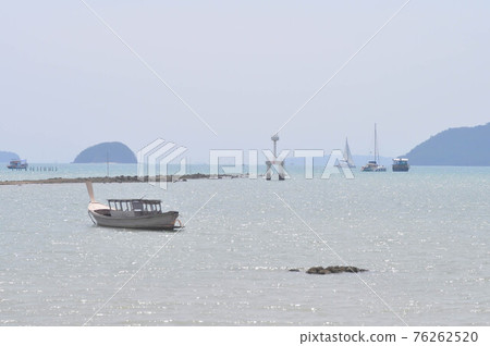 fishing boats near the sea and port in Phuket fishing boats near the sea and port in Phuket 76262520