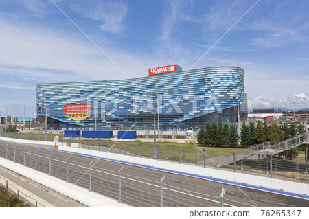 Palace of winter sports "Aisberg" and the track Formula 1 in Sochi Olympic pair Palace of winter sports "Aisberg" and the track Formula 1 in Sochi Olympic pair 76265347