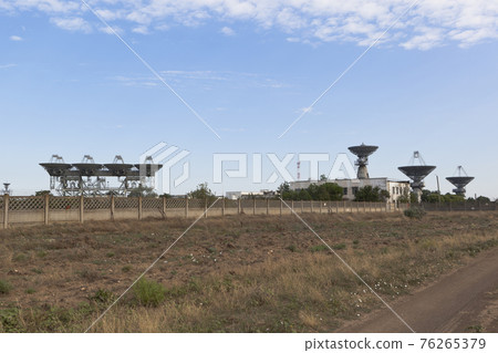 Center for distant space communications near the village of Vitino in the Saki district 76265379