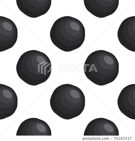 Illustration on theme big pattern identical types fish caviar 76265417
