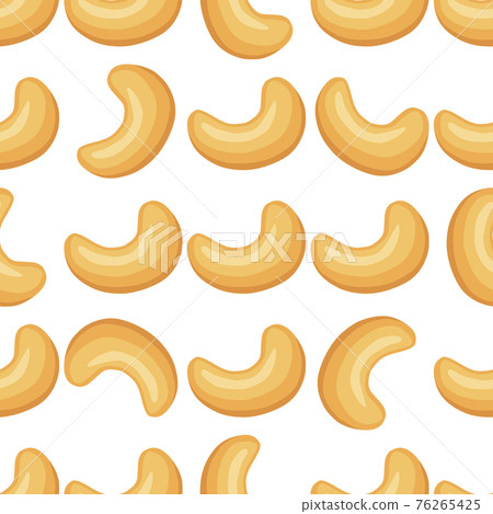 Illustration on theme big pattern identical types cashew 76265425