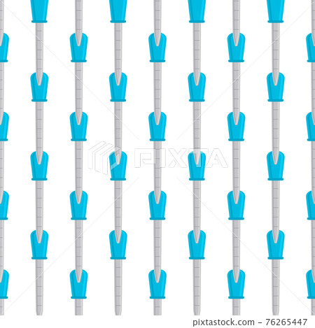 Abstract seamless medical pipette, dropper for laboratory on white background Abstract seamless medical pipette, dropper for laboratory on white background 76265447