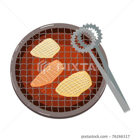 Yakiniku Hachinosu tongs directly above Yakiniku Hachinosu tongs directly above 76266317