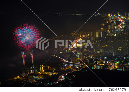 Beppu City Kamegawa Fireworks Beppu City Kamegawa Fireworks 76267679