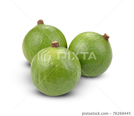 macadamia nuts on white background 76268445