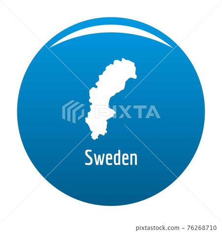 Sweden map in black vector simple Sweden map in black vector simple 76268710