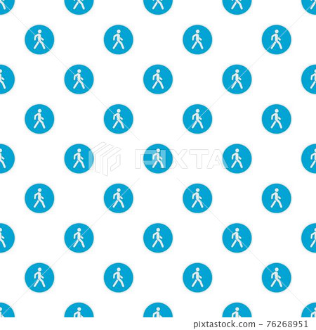 Walking man pattern seamless Walking man pattern seamless 76268951