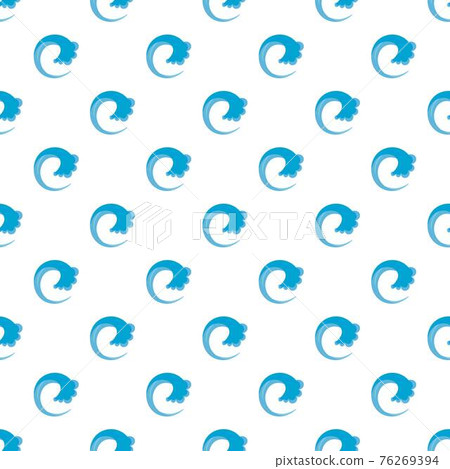 Wave water drop pattern seamless - Stock Illustration [76269394] - PIXTA