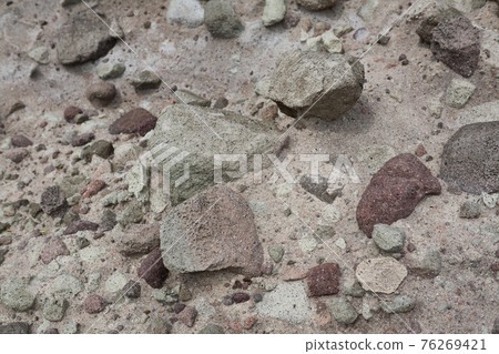 被波浪風侵蝕的沉積岩表面 被波浪風侵蝕的沉積岩表面 76269421