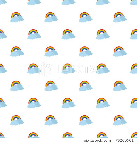 Rainbow pattern seamless 76269501