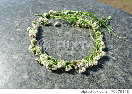 White clover wreath corolla wreath 76270148