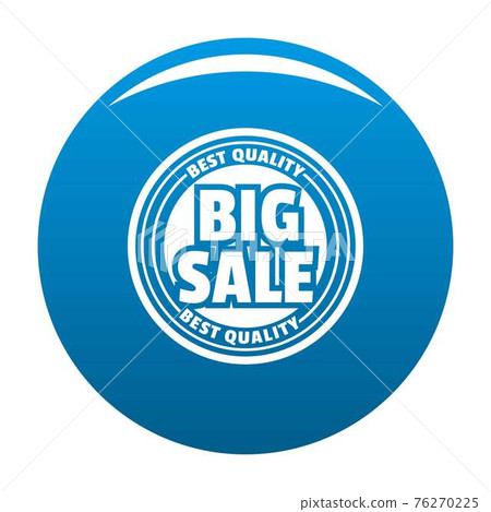 Big sale logo, simple style. 76270225