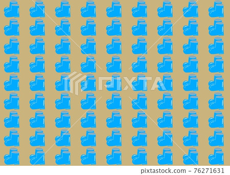 Blue boots and gray background Blue boots and gray background 76271631