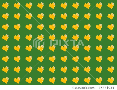 Yellow long shoes and green background Yellow long shoes and green background 76271934
