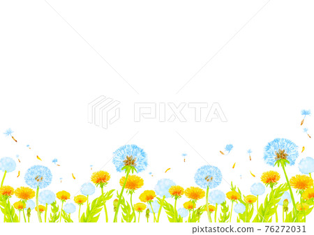 蒲公英水彩模擬圖 76272031