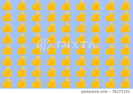 Yellow boots and light blue dot background 76272191