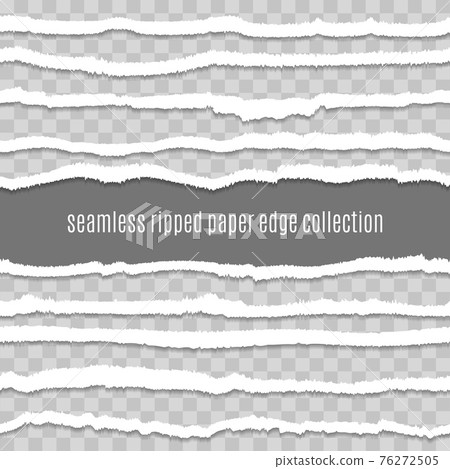 Transparent paper tears edges 76272505