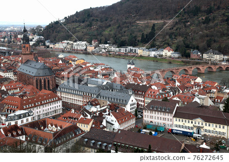 Heidelberg old town skyline 76272645