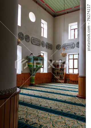 Interior of Mosque Orta Jame in Batumi, Georgia Interior of Mosque Orta Jame in Batumi, Georgia 76274217