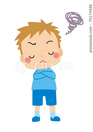 worried, worry, baby boy - Stock Illustration [76274486] - PIXTA