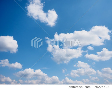 Blue sky and white clouds 76274498