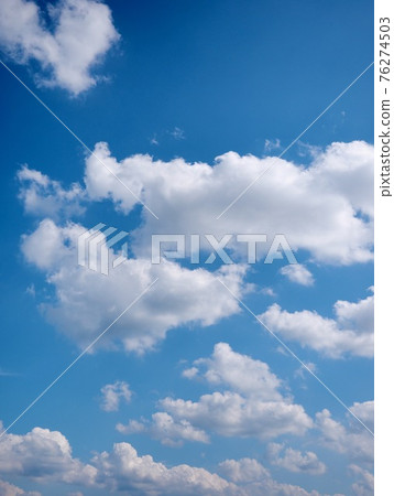 Blue sky and white clouds 76274503