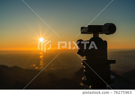 First sunrise from the summit of Mt. Haruna 76275963