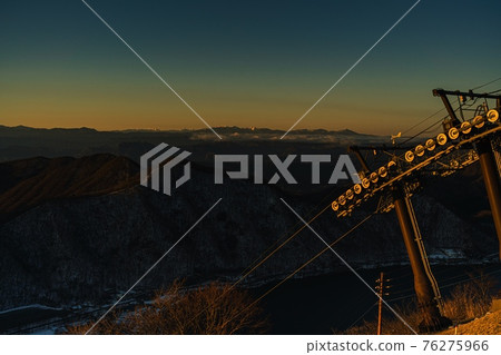 First sunrise from the summit of Mt. Haruna 76275966