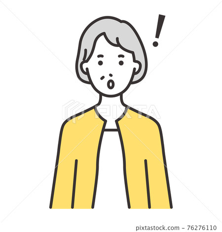中年婦女看起來很驚訝 76276110