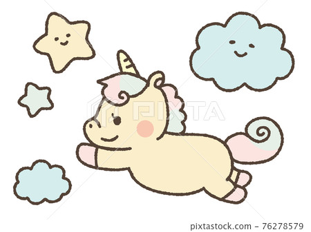 Unicorns and stars (Kiiro) Unicorns and stars (Kiiro) 76278579