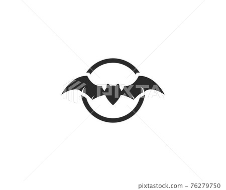 Bat ilustration logo vector Bat ilustration logo vector 76279750