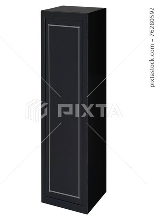 metal box isolated on white metal box isolated on white 76280592