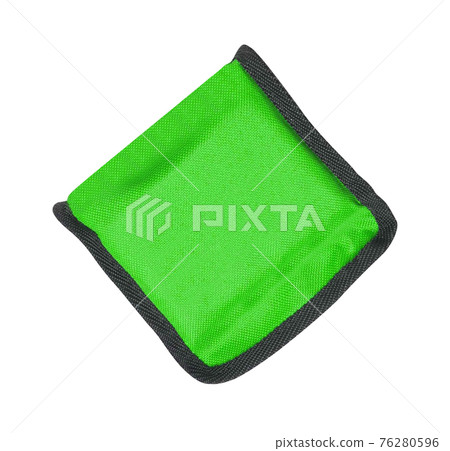 green cloth isolated on white background green cloth isolated on white background 76280596