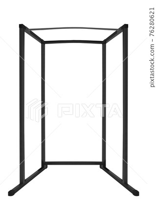 Horizontal bar isolated on white 76280621