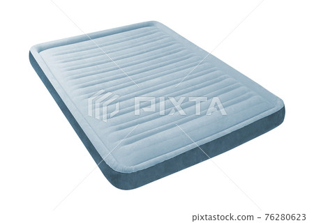 Air mattress isolated on white Air mattress isolated on white 76280623