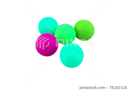 Colourful balls isolated 76281528
