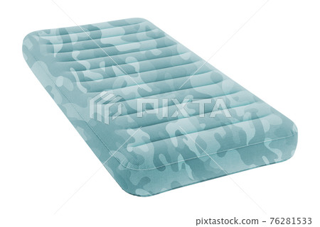 Air mattress isolated on white Air mattress isolated on white 76281533