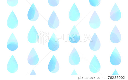 Watercolor drop pattern (clear blue) 76282002